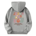 thumbnail image 4 of Child Boys Hoodies Jesus Loves You Sweatshirt Long Sleeve Graphic Hoodies Girls Casual Oversize Pullover Top New Year Sweatshirts 6-7 Years Old Girl Clothes, 4 of 9