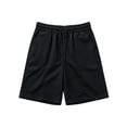 thumbnail image 4 of IROINNID Men's Solid Color Quick Dry Running Shorts with Elastic Drawstring Waist and Side Pockets Lightweight Breathable Outdoor Sports Gym Casual Summer Wear, 4 of 5