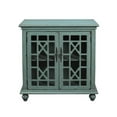 thumbnail image 2 of Coast to Coast 2-Door Cabinet, Teal, 2 of 2