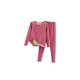 thumbnail image 1 of Jumpingount Conjunto de ropa interior térmica para mujer, calzoncillos largos cómodos para clima frío y cálido, ropa interior de cuello Ropa interior Rosa Roja 3XL, 1 of 6