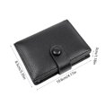 thumbnail image 3 of PPgejGEK Short Business Casual Business Card Bag Buckle Plus Enclosure Large Capacity Texture Card Bag Multi Card Position ID Card Bag Deals of the Week, 3 of 6