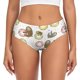 thumbnail image 1 of Fotbe Donut Sloth Calzones Estampados para Mujer – Ropa Interior de Algodón, Cómoda, Suave y Elástica-X-Large, 1 of 6