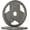 1-Inch Center (Standard), variant on FlexWave Tri-Grip Cast Iron Plate Weight Plate for Strength Training, Weightlifting and Crossfit, 1-Inch, 2.5lbs Single