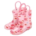 thumbnail image 4 of OSOLU Children Girls Rain Boots Footwear Cute Floral Design Durable Outdoor Activities Slip-Resistant Lightweight Comfortable Relaxed Classic Shoes, 4 of 4