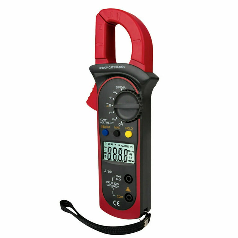 Etekcity Digital Clamp Meter Multimeter AC Current and AC/DC Voltage Tester  with Amp, Volt, Ohm