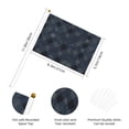 thumbnail image 2 of Handheld Flag Double-Sided Hand Waving Flag 8.2×5.5in Used For Team Activities Or Decoration In Decorative Places Argyle Plaid Darkslateblue_1 Six Piece, 2 of 8
