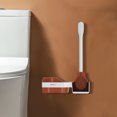 thumbnail image 4 of Teissuly Clearance Silicone Toilet Brush Seoul Black - Ultimate Hygiene Toilet Brush - Award WinningToilet Brush - Drip Free - Ergonomic Long Handle - Wall Mounted(Orange, ) Teissuly WER202308175899, 4 of 8