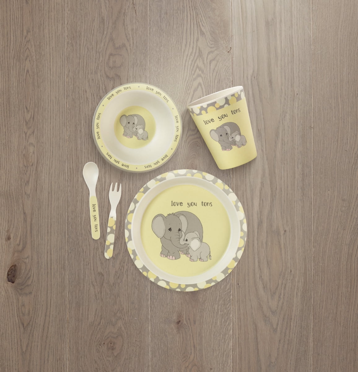 Precious Moments 182418 Mealtime Elephant Gift Set