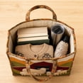 thumbnail image 5 of Farm Sheep Barn Quilted Tote Bag, Vintage Country Landscape Printed Fabric Handbag, Large Capacity Casual Shoulder Bag for Shopping School Travel Daily Use, 5 of 7