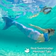 thumbnail image 5 of Fin Fun Limited Edition Mermaid Tail for Swimming for Women, Teen and Adults with Monofin, Large, Candy Cove, 5 of 5