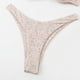 thumbnail image 5 of Traje de baño para mujer, bikini de dos piezas con soporte de acero y hombros divididos estampado para mujer, trajes de baño para mujer, 5 of 6