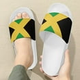 thumbnail image 3 of Psesaysky Jamaican Yellow and Green Slide Sandals for Women Flexible Comfortable Sandals Suitable for Bathroom Beach Swimming Pool Anti-Slip Lightweight Sandals, 3 of 4