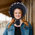 thumbnail image 7 of Slccxzc Women Victorian Bonnets Lace Party Sun Hat Gothic Style Lolita Exhibition Hair Accessories Flat Hat for Women, 7 of 7