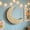 1 Moon, variant on Moon and Stars Wall Decals, Boho Neutral Room Wall Art Signs Wall Decors for Bedroom Living Playroom Home Farmhouse