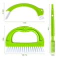 thumbnail image 7 of FLONOZZ 3 In1 Plastic Grout Cleaning Brush,Tile Joint Scrub Brush with Handle for Kitchen(Green), 7 of 7