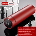 thumbnail image 6 of Smart Temperature Display Insulated Travel Mug, 500ml 304 Stainless Steel Water Bottle, 6 of 7