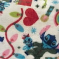 thumbnail image 4 of Big One Oversized Plush Disney Stitch Christmas Throw Blanket, 5'x6', 4 of 4