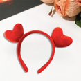 thumbnail image 5 of YiBai Valentine's Day Hair Accessories Holiday Decoration Men And Women Couple Hair Clips Headdress Female, Red -DG84, 5 of 6