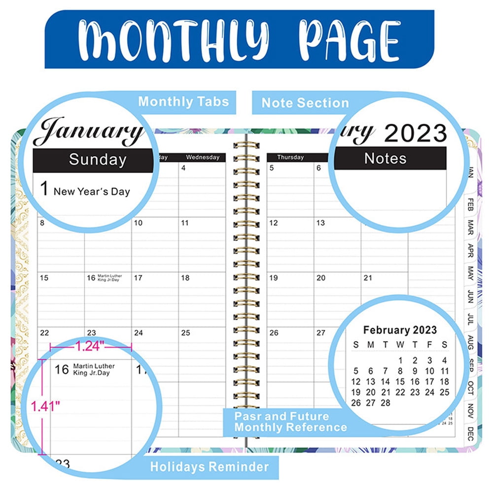 Agenda Journalier 2023: Agenda 2023 A4, 1 Page Par Jour - Janvier 2023 à Décembre 2023