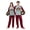 Jesus Reason, variant on LuLiaMenton Matching Couples Christmas Pajamas Dachshund Dog Holiday Pjs Set, Womens S