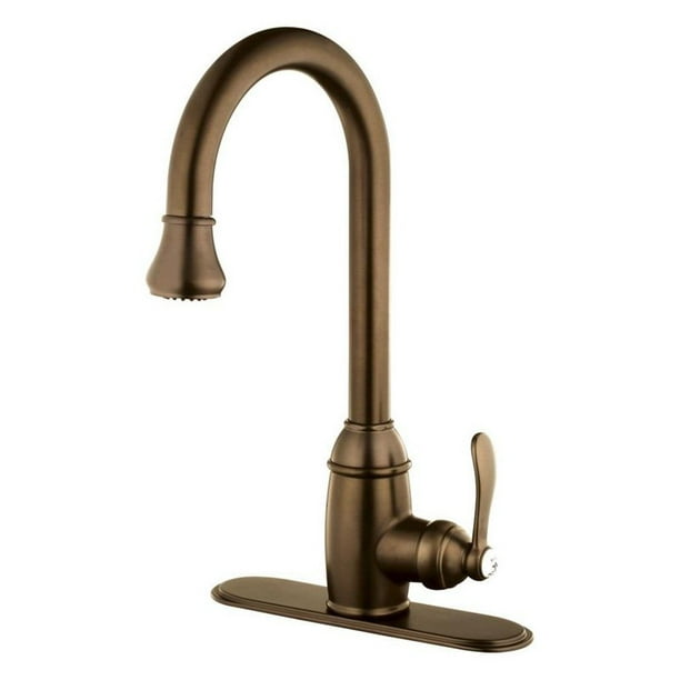 Belle Foret FP0A4022BRR Single Handle Pull Down Kitchen Faucet