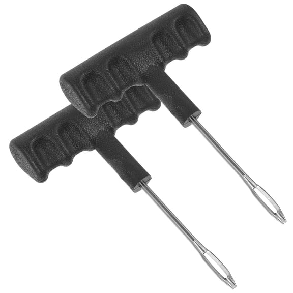 Parvistic 2pcs Tire Plug Repair Kit, Tyre Puncture Fix Tools for Quick and Easy Tire Leak Repair
