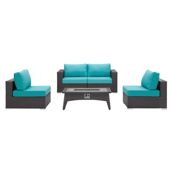 Tahoe Outdoor Patio Powder-Coated Aluminum Armchair