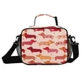 thumbnail image 5 of ALAZA Cute Dachshund Dogs Lunch Box Insulated Cooler Bag Reusable Tote Bags Shoulder Strap, 5 of 7