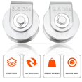 thumbnail image 2 of LAICAIW Pulley Block U Type Single Wheel Pulley Roller 304 Stainless Steel Loading 771lb/350kg 360 Degree Rotation Grooved Wheel (2), 2 of 7