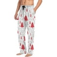 thumbnail image 5 of HPINK-T Red Christmas Tree Mens Sleep Pajama Pants Set Bottoms Lounge Sleepwear PJs, 5 of 7