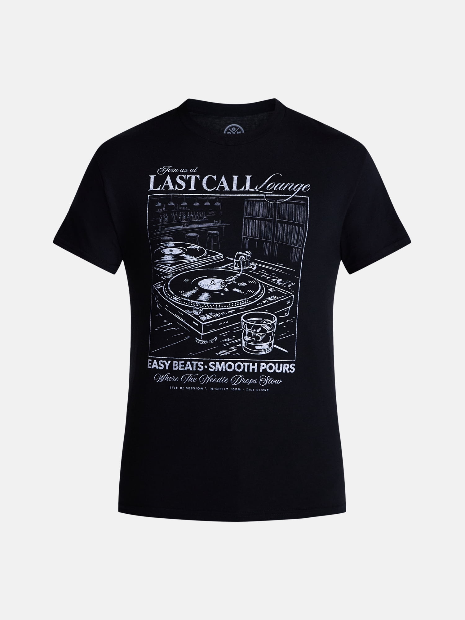 Humor Men's and Big Men's Last Call Lounge Graphic Tee with Short Sleeves, Size S-3XL