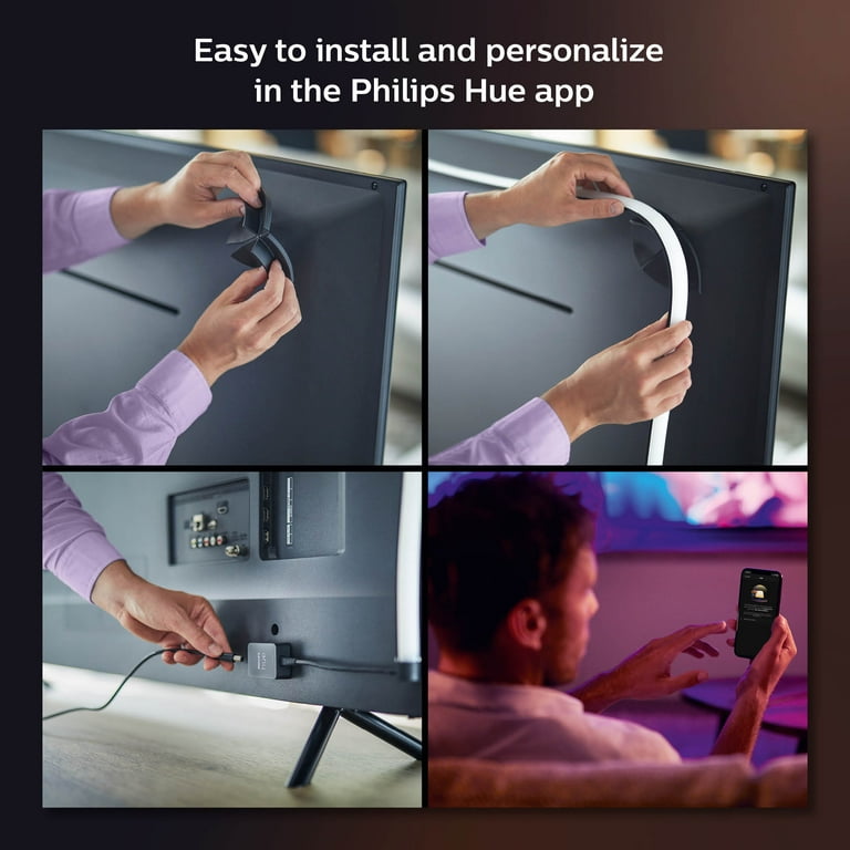Hue Play Gradient Lightstrip 55 inch for your TV | Philips Hue