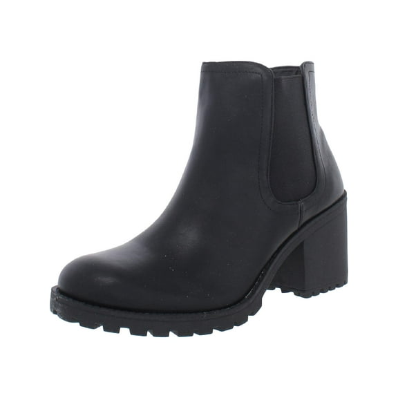 Sun Stone Womens Morghan Faux Suede Round Toe Ankle Boots