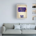 thumbnail image 2 of Trademark Fine Art "Kansas Watercolor Map" Canvas Art by Naxart, 2 of 4