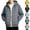 Black, variant on YUANxueke Boys Zip Up Thickened Coat, Long Sleeve Puffer Jacket with Drawstring Hood, Winter Warm Casual Outerwear