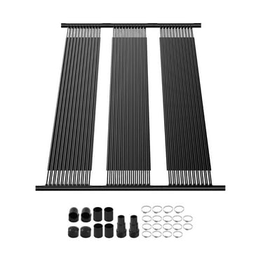 VEVOR Solar Pool Heater, 4 x 10 ft HDPE Pool Heating System - Durable & Weather-Proof, with Complete Accessories, Universal Solar Pool Panel–Raises Water Temperature, for Aboveground & Inground Pool