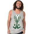 thumbnail image 3 of Irish Leprechaun Tuxedo St Pattys Tux Tank Top Sleeveless Tee Men Brisco Brands S, 3 of 5