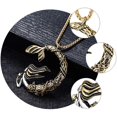 thumbnail image 5 of Mermaid Necklace for Men with Durable Titanium Steel and Golden Clavicle Chain 1pc, 5 of 5