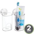 thumbnail image 2 of Storage Center mDesign Compact Plastic para baño, paquete de 2, 2 of 9