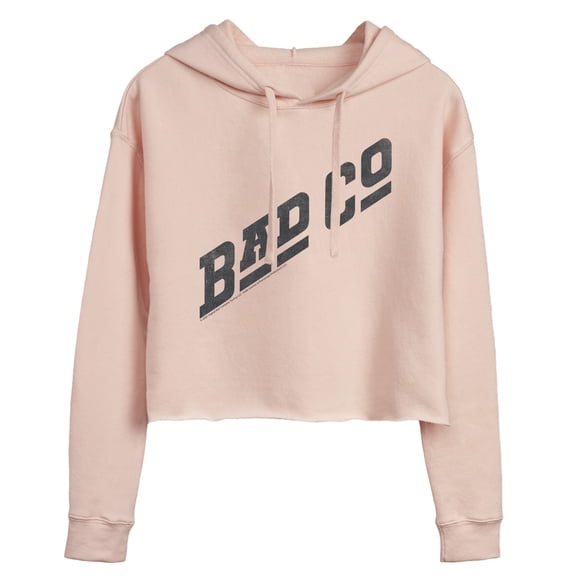 Bad Company - Logo Light Cropped Graphic Hoodie
