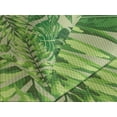 thumbnail image 4 of Ambesonne Green Leaf Quilted Bedspread Set 3 Pcs, Fresh Jungle Aloha, King Size, Apple Green Fern Green, 4 of 5