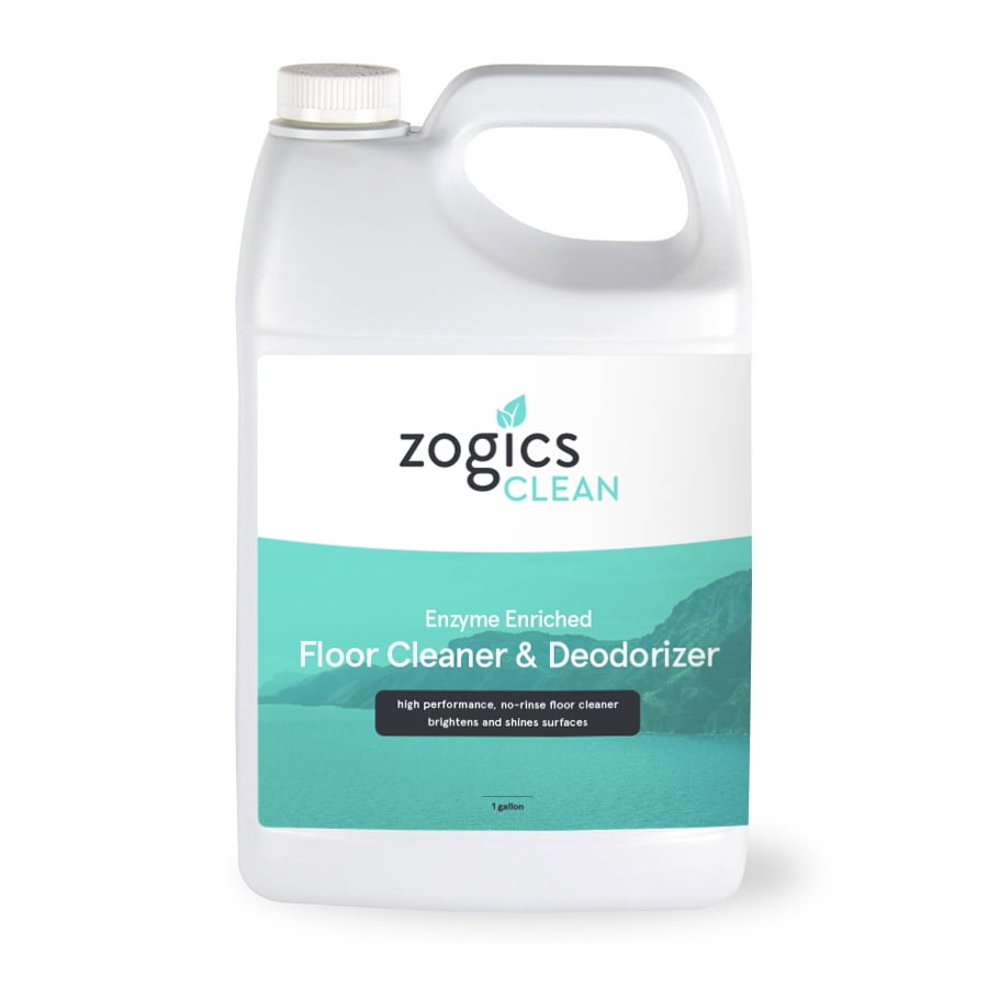 Zogics Enzyme Enriched Floor Cleaner & Deodorizer Concentrate, 128 oz