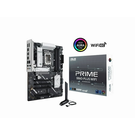 Asus Prime B860-PLUS WIFI-CSM Desktop Motherboard - Intel B860 Chipset - Socket LGA-1851 - ATX (298663)