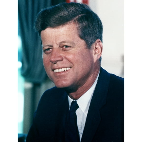 Portrait John JFK Kennedy President White House Photo Extra Large XL Wall Art Poster Print