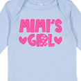 thumbnail image 4 of Inktastic Mimi's Girl Pink with Hearts Girls Long Sleeve Baby Bodysuit, 4 of 5