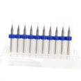 thumbnail image 2 of 10pcs bits Herramienta de Agujero de perforación Placa de Circuito de impresión Carburo Micro Broca Conjunto de Herramientas (0.2mm) EOTVIA No, 2 of 2