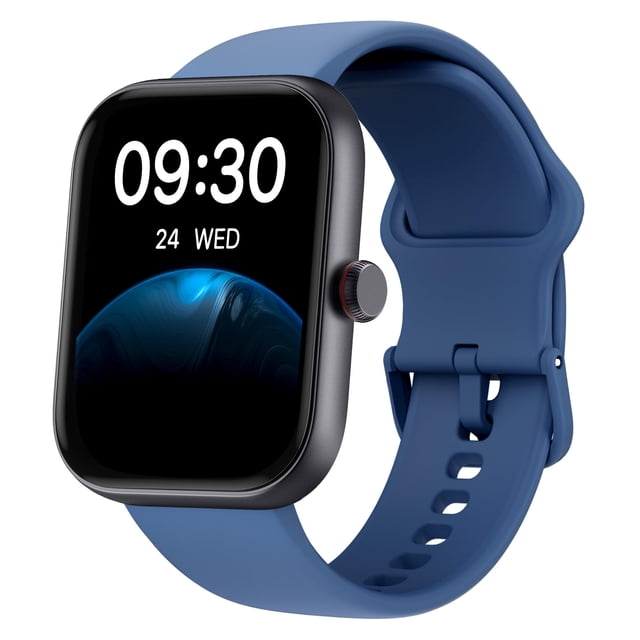 Reloj inteligente TOOBUR Alexa con pantalla HD integrada de 1,91", azul