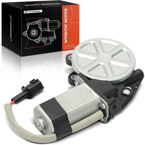 A-Premium Power Window Lift Motor Compatible with Chevrolet Colorado 04-12 & GMC Canyon 04-12 & Isuzu i-280 06-06, i-290 07-08, i-350 06-06, i-370 07-08, Front Left Driver Side (with 2-Pin Connector)