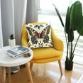 thumbnail image 6 of Big Butterfly Throw Pillow Covers Couch Pillowcases Decor for Bed Sofa 18" x 18", 6 of 7