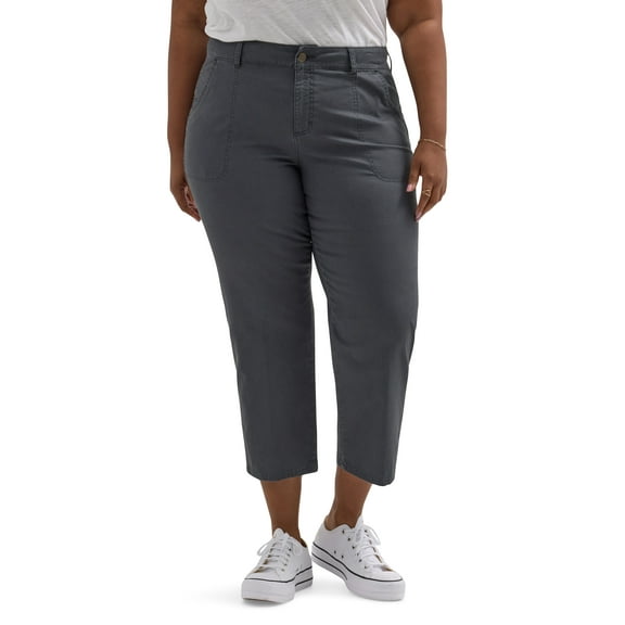 Lee® Women's Plus Heritage Mid Rise Carpenter Crop